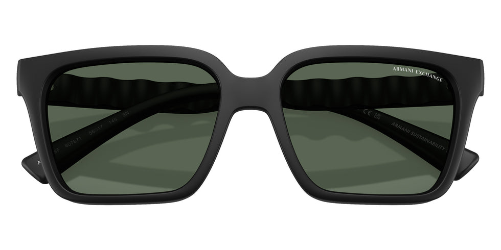 ARMANI EXCHANGE AX4147SF 807871 56 - Matte Black / Dark Green #id:ax4147sf807871_s:100120