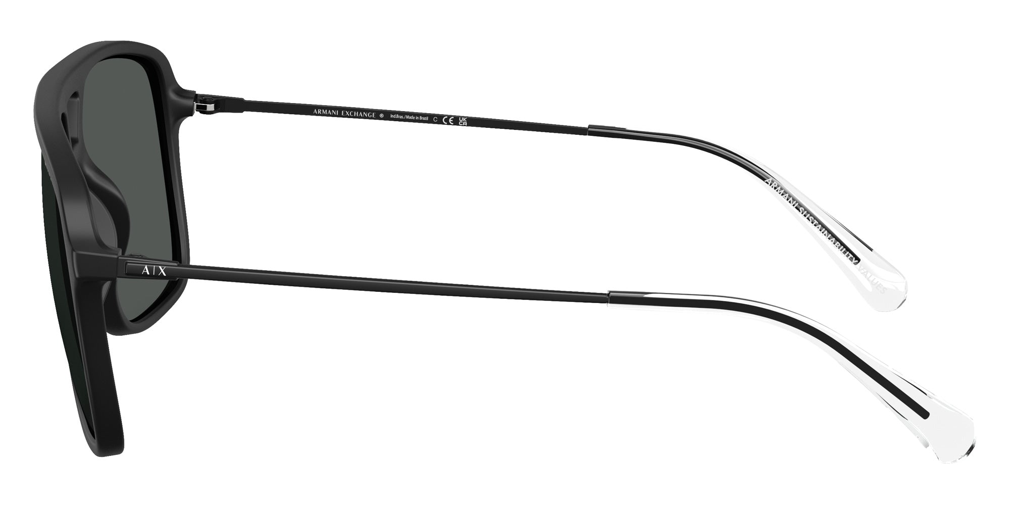 ARMANI EXCHANGE AX4150SU 805887 59 - Matte Black / Dark Gray #id:ax4150su805887_s:100110