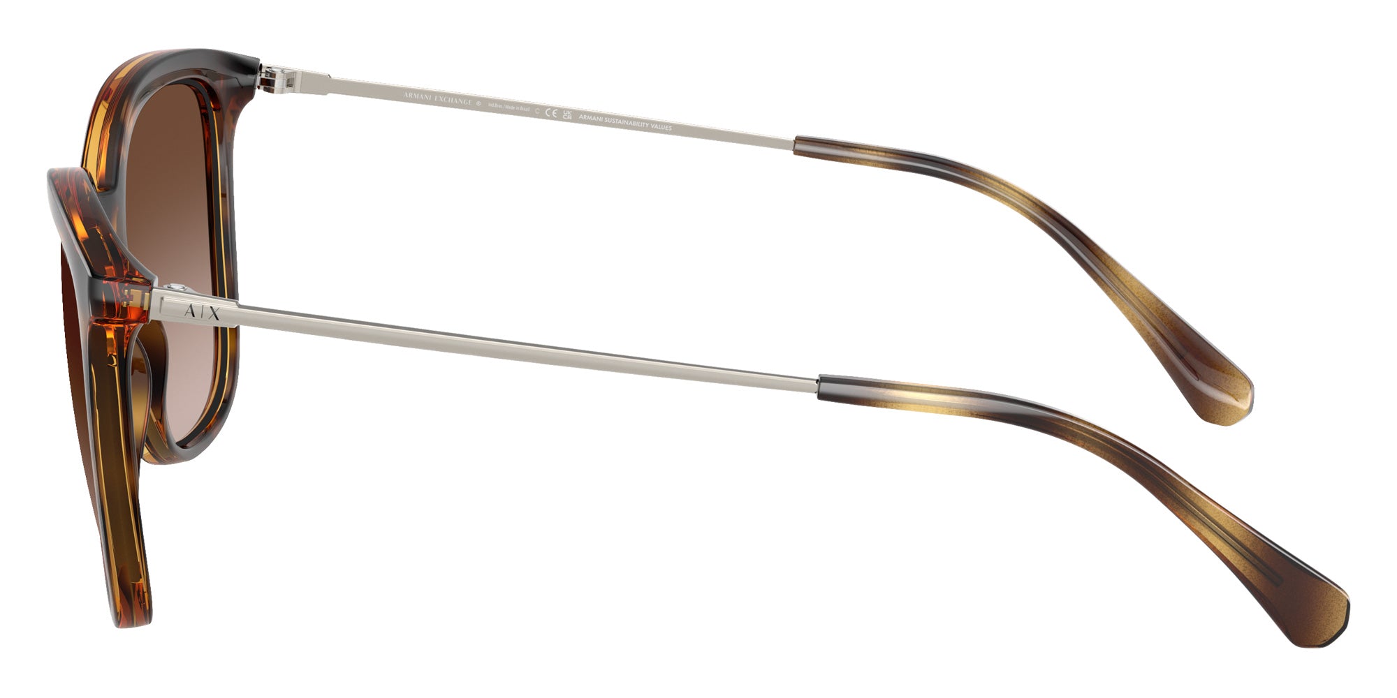 ARMANI EXCHANGE AX4151S 821313 55 - Shiny Havana / Brown Gradient Dark Brown #id:ax4151s821313_s:102110
