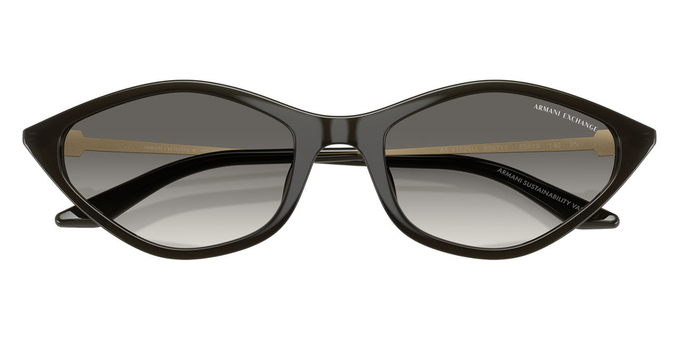 ARMANI EXCHANGE AX4152SU 836711 55 - Opalescent Dark Gray / Gradient Gray #id:ax4152su836711_s:100120