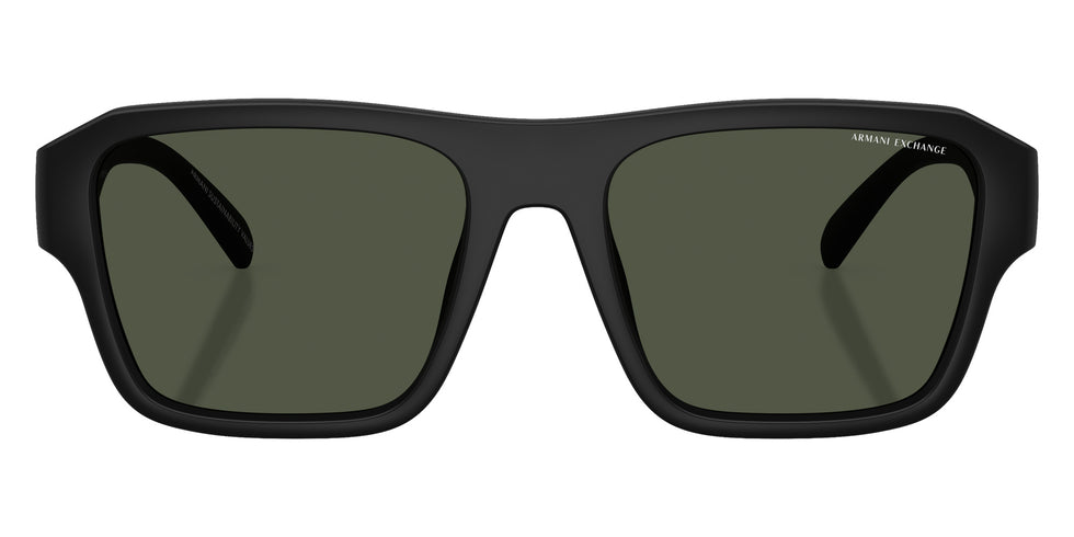 ARMANI EXCHANGE AX4154SU 80782J 56 - Matte Black / Polarized Green #id:ax4154su80782j_s:100100