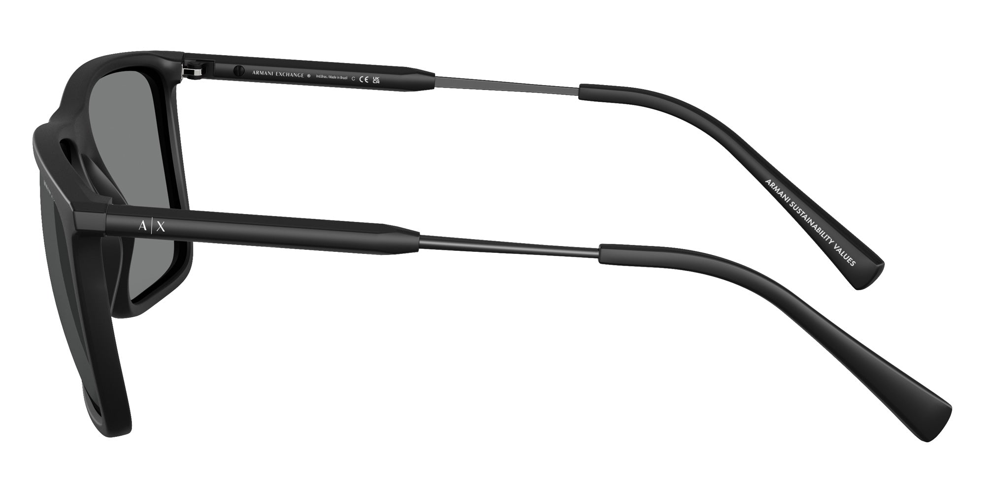 ARMANI EXCHANGE AX4160S 807887 57 - Matte Black / Dark Gray #id:ax4160s807887_s:100110