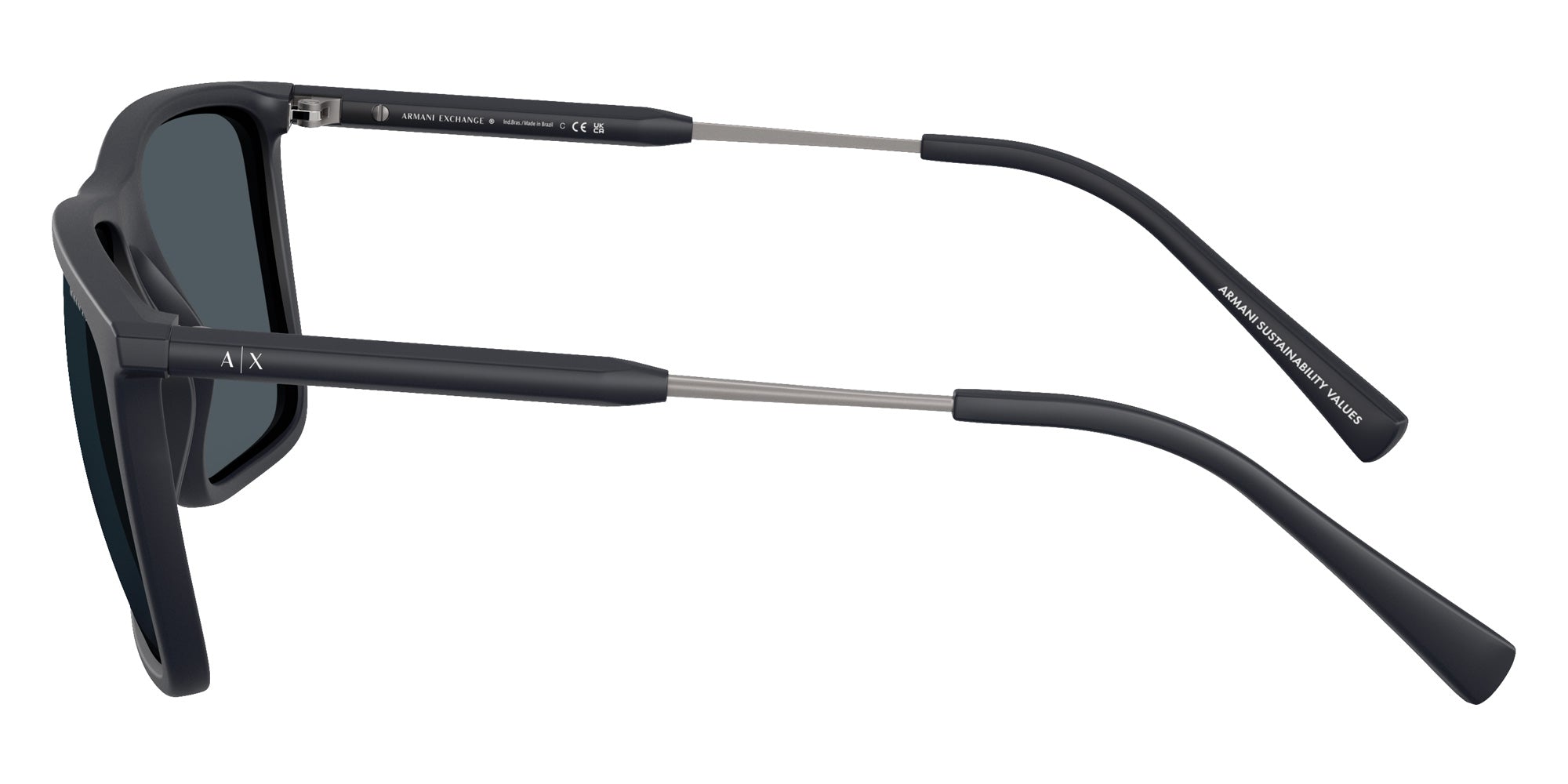 ARMANI EXCHANGE AX4160S 838087 57 - Matte Blue / Dark Gray #id:ax4160s838087_s:104110