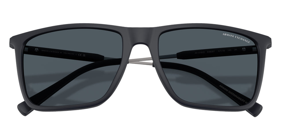 ARMANI EXCHANGE AX4160S 838087 57 - Matte Blue / Dark Gray #id:ax4160s838087_s:104120