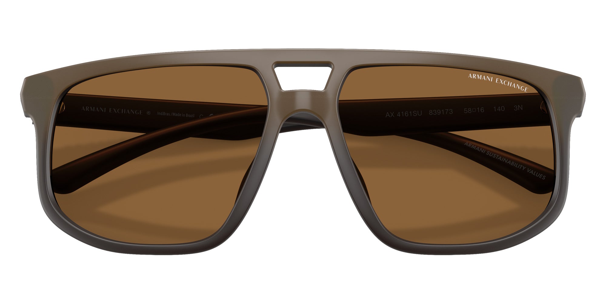 ARMANI EXCHANGE AX4161SU 839173 58 - Matte Brown Gradient / Brown #id:ax4161su839173_s:100120