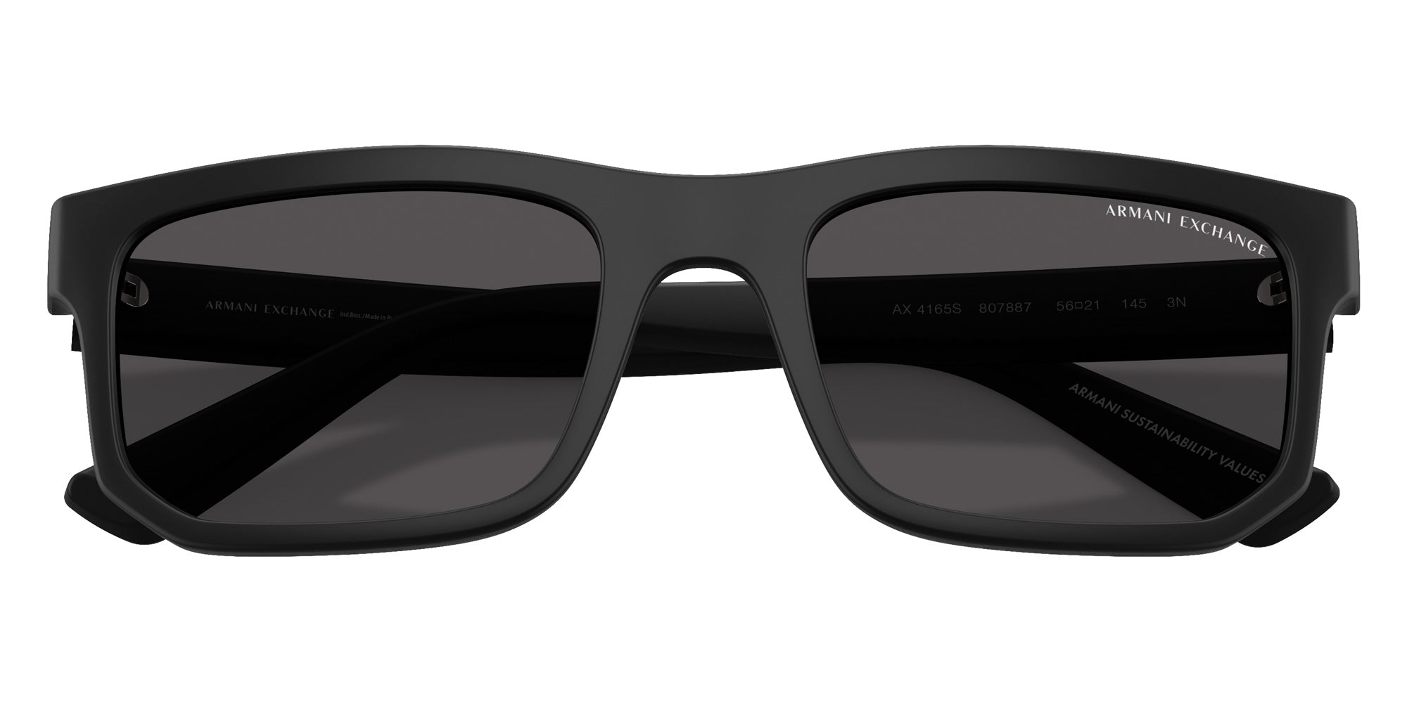 ARMANI EXCHANGE AX4165S 807887 56 - Matte Black / Dark Gray #id:ax4165s807887_s:100120