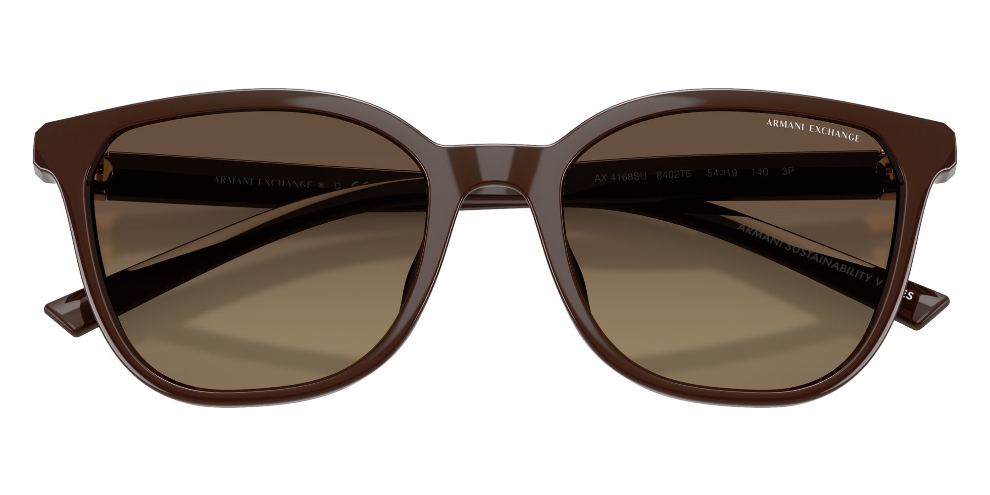 ARMANI EXCHANGE AX4168SU 8402T5 54 - Shiny Dark Brown #id:ax4168su8402t5_s:106100