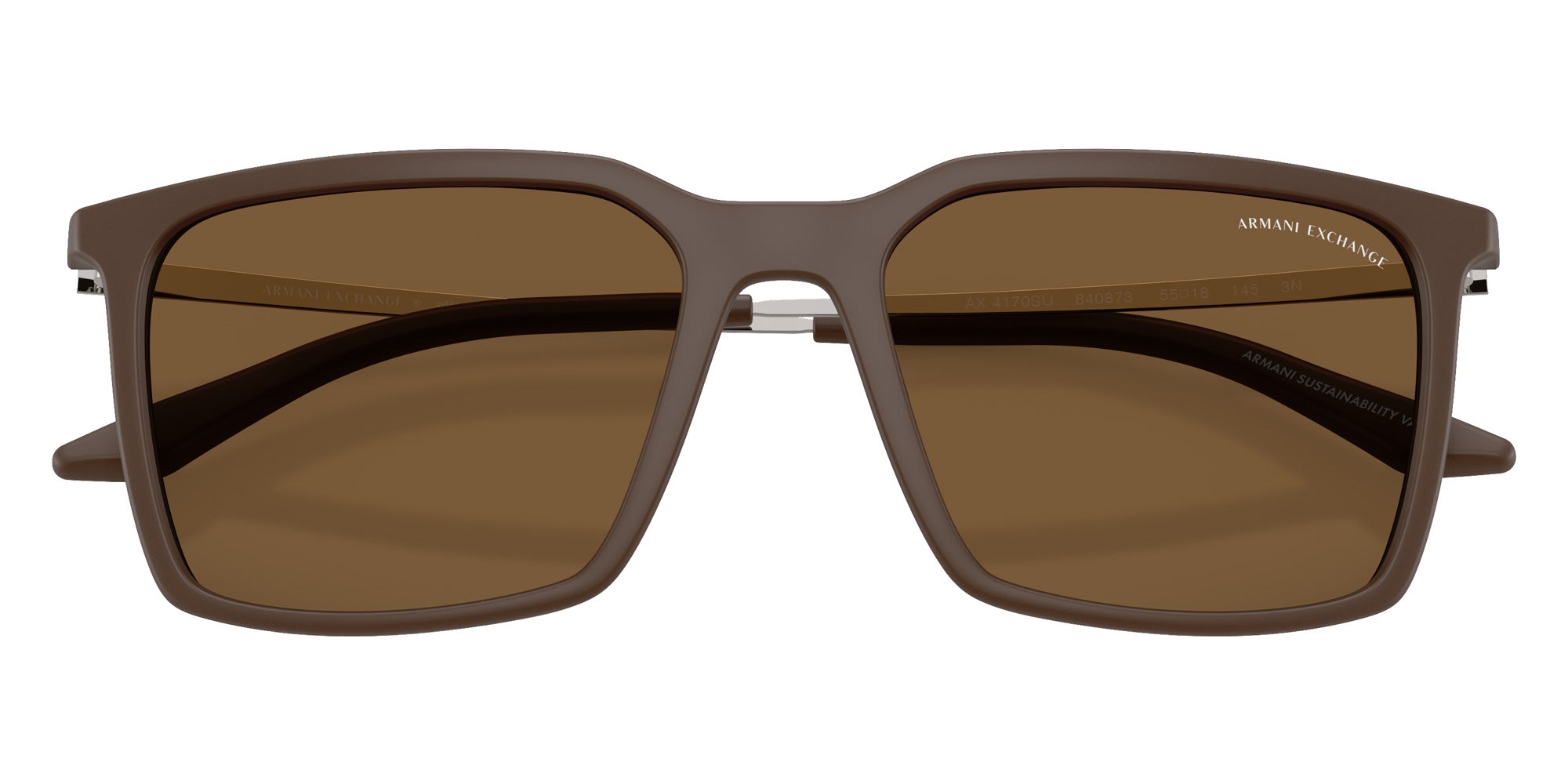 ARMANI EXCHANGE AX4170SU 840873 55 - Matte Brown #id:ax4170su840873_s:106100