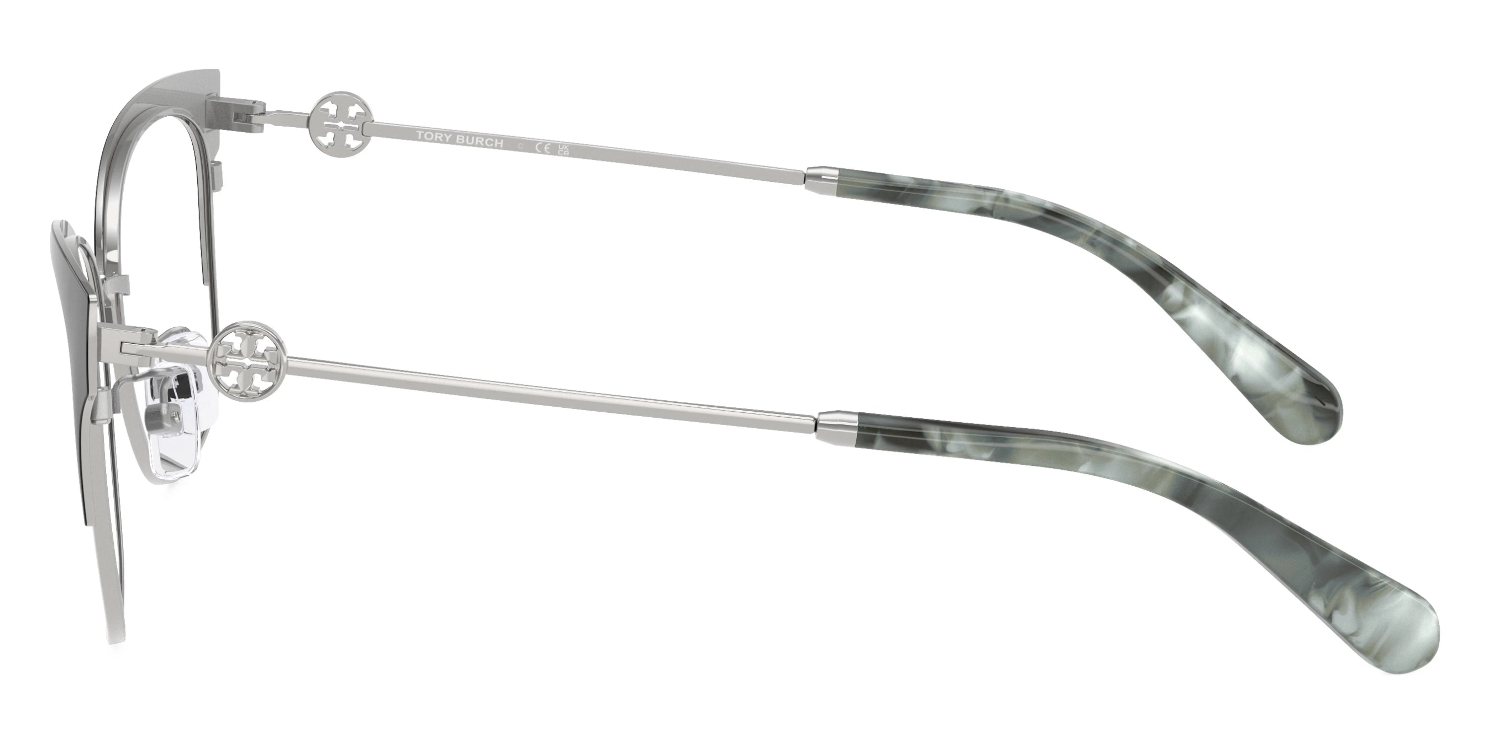 Tory Burch TY1089 3274 52 - Silver/Black