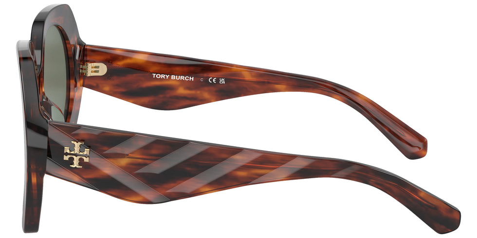 Tory Burch TY7195F 19553H 57 - Dark Wood / Dark Green