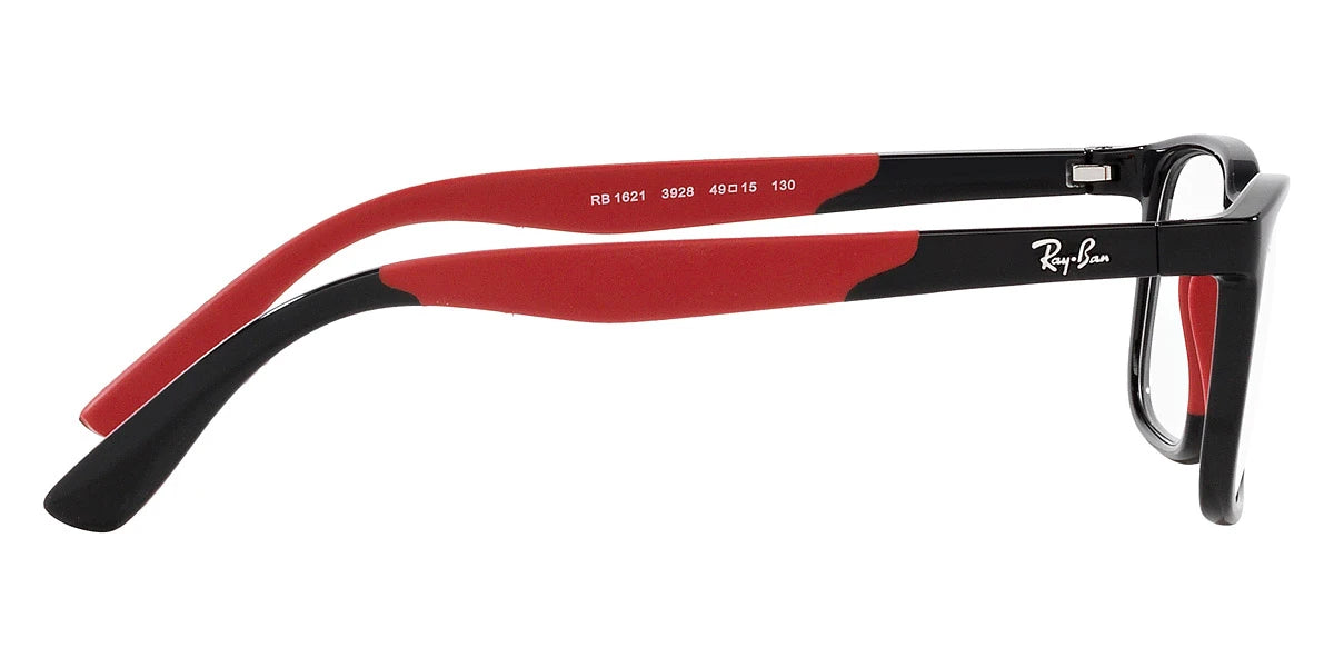 Ray-Ban RY1621 3928 47 - Black on Red