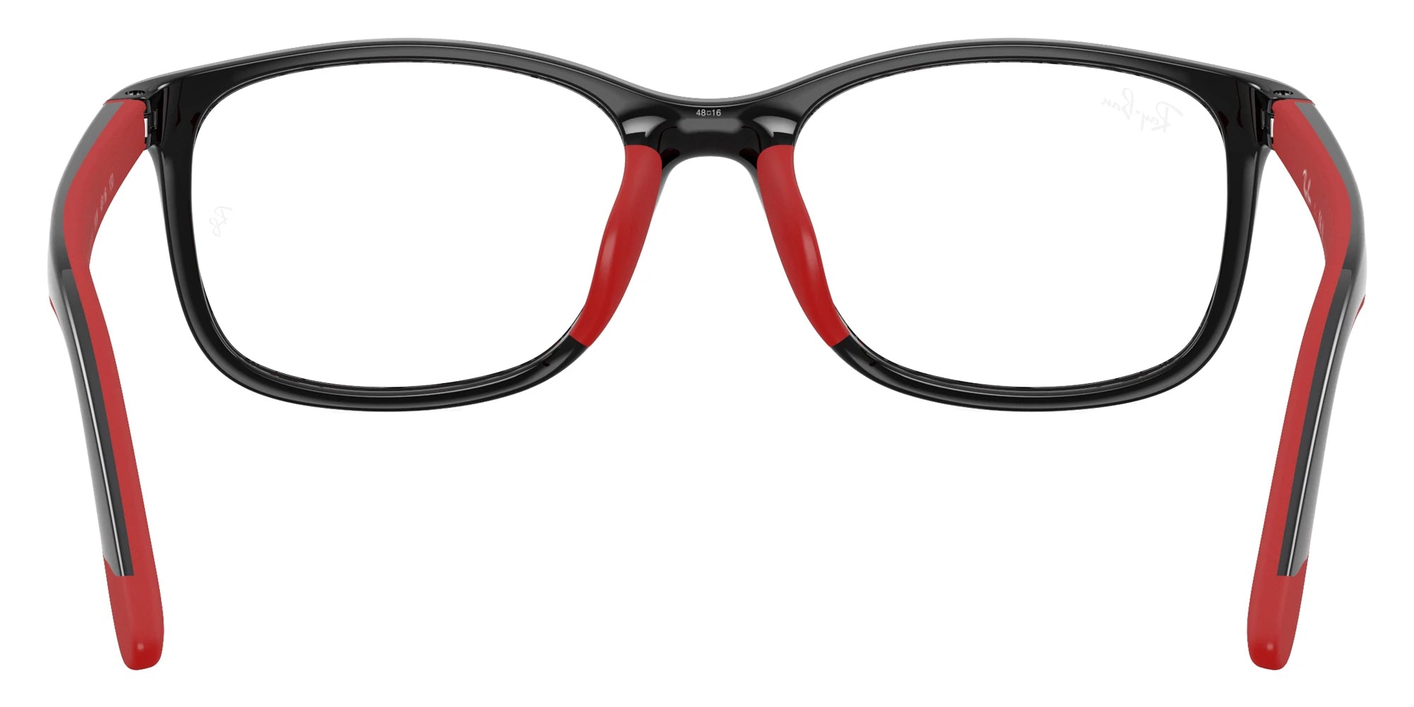 Ray-Ban RY1644 3928 48 - Black on Rubber Red