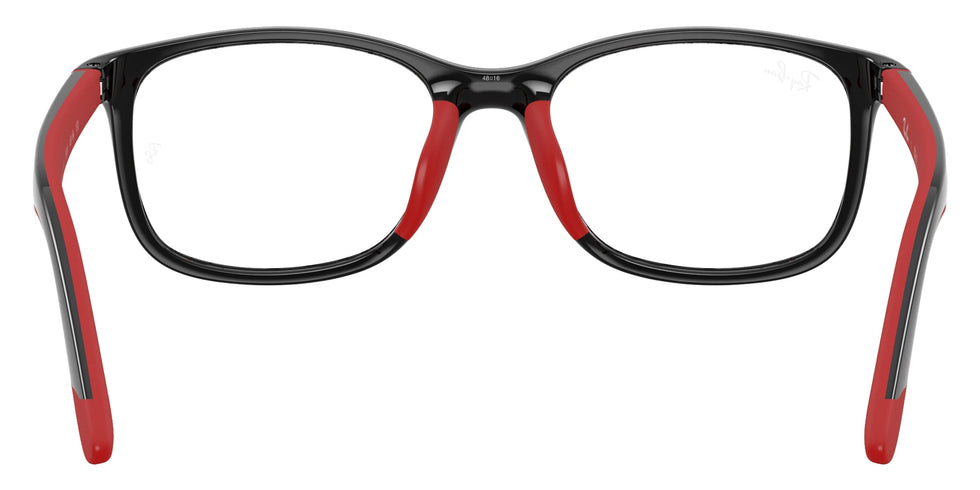 Ray-Ban RY1644 3928 48 - Black on Rubber Red