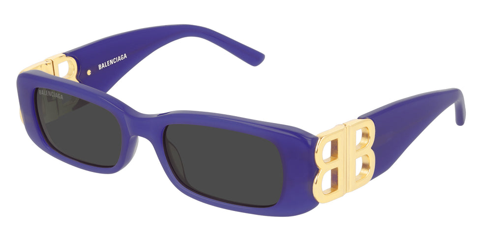 Balenciaga BB0096S 004 51 - Violet/Gold / Gray #id:bb0096s004_s:102105