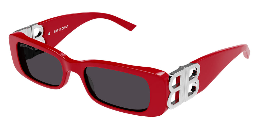 Balenciaga BB0096S 015 51 - Red/Silver / Gray #id:bb0096s015_s:114105