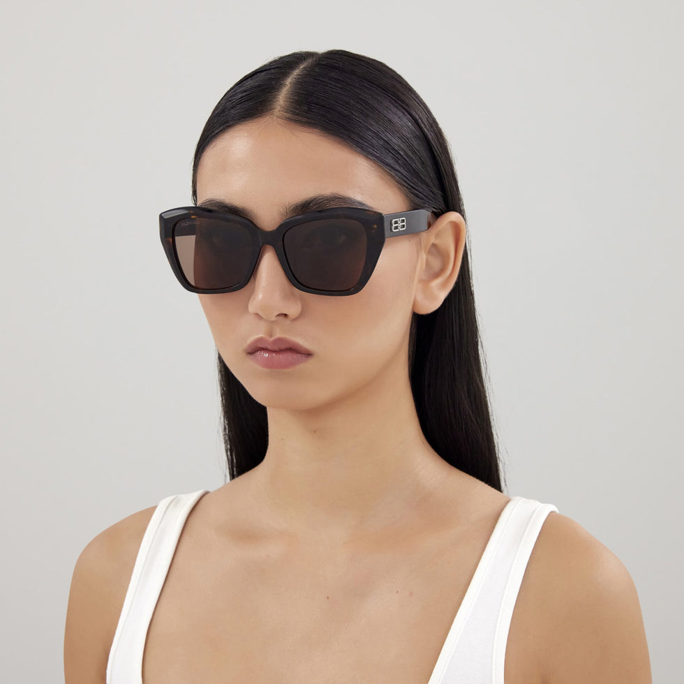 Balenciaga BB0273SA 002 55 - Havana / Brown #id:bb0273sa002_s:100115