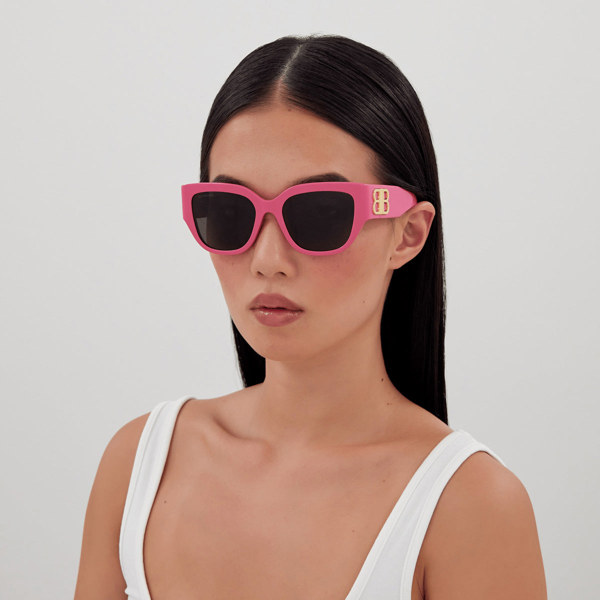 Balenciaga BB0323SK 005 55 - Pink / Gray #id:bb0323sk005_s:100115