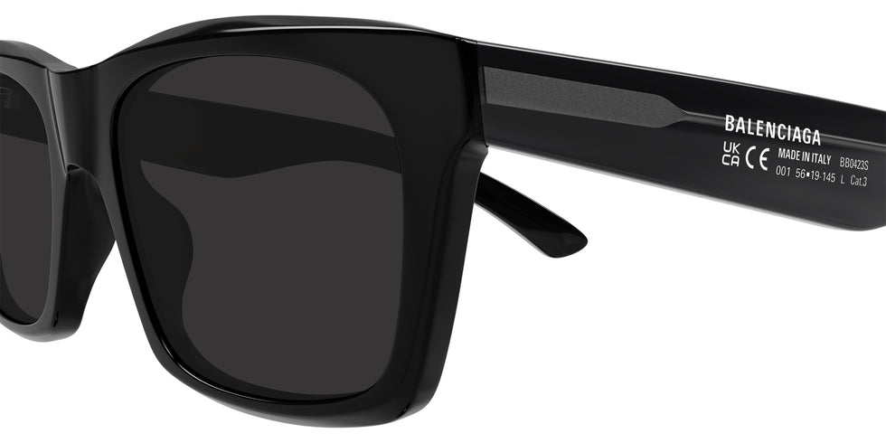 Balenciaga BB0423S 001 56 - Black / Gray #id:bb0423s001_s:100110
