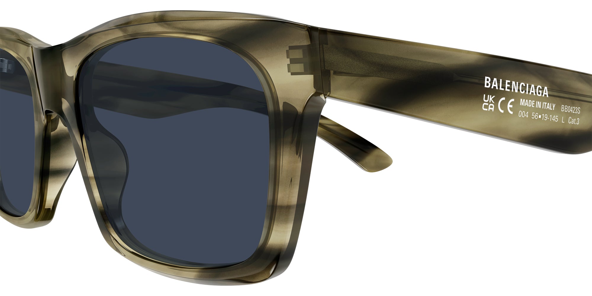 Balenciaga BB0423S 004 56 - Havana / Blue #id:bb0423s004_s:102110