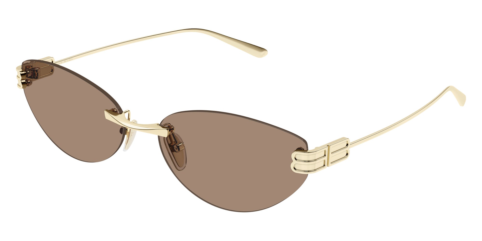 Balenciaga BB0486S 004 61 - Gold / Brown #id:bb0486s004_s:100105