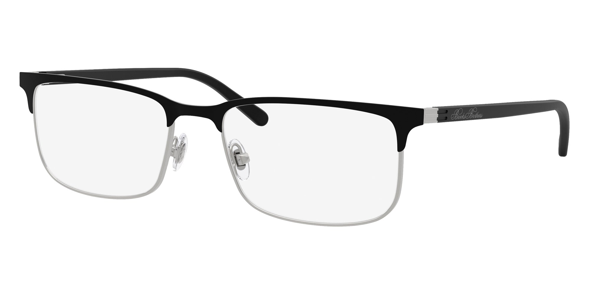 Brooks Brothers BB1124 1032 57 - Matte Silver #id:bb11241032_s:100105