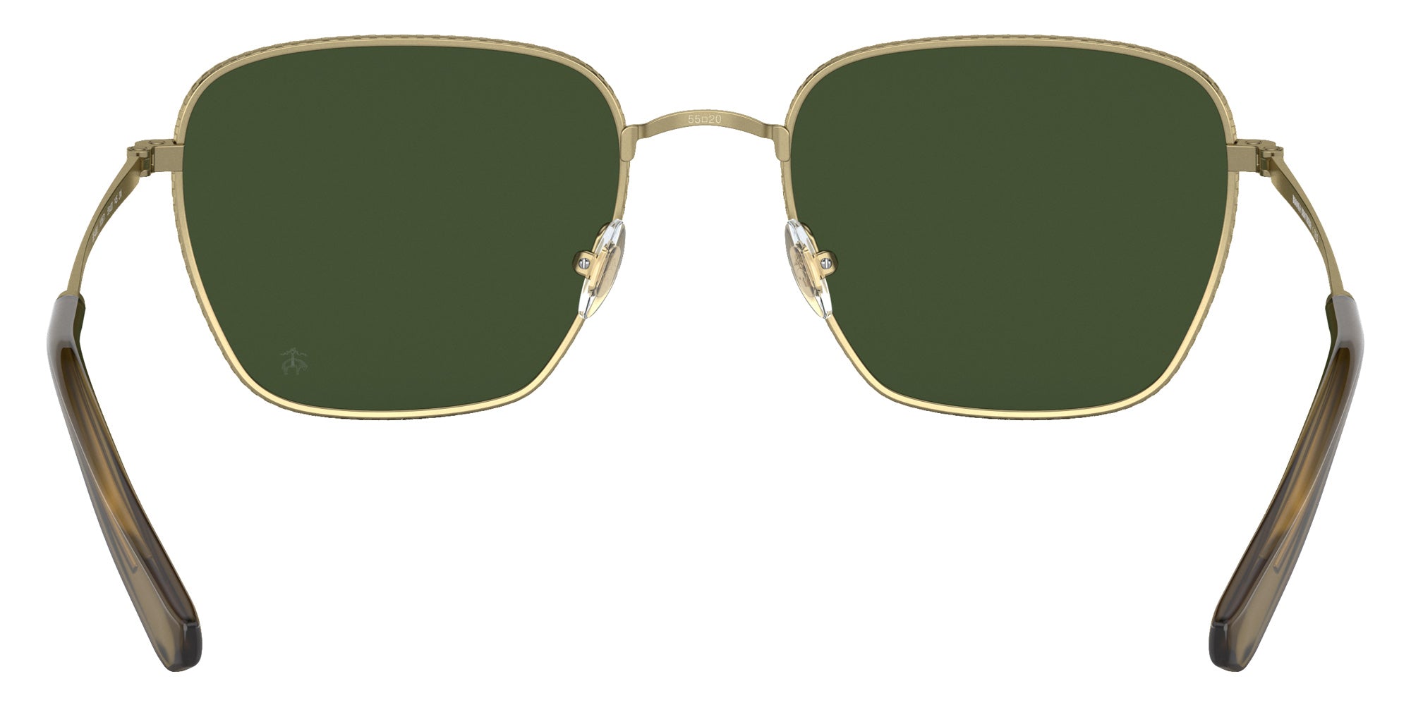 Brooks Brothers BB4063 103671 55 - Matte Vintage Gold / Green Solid #id:bb4063103671_s:100115