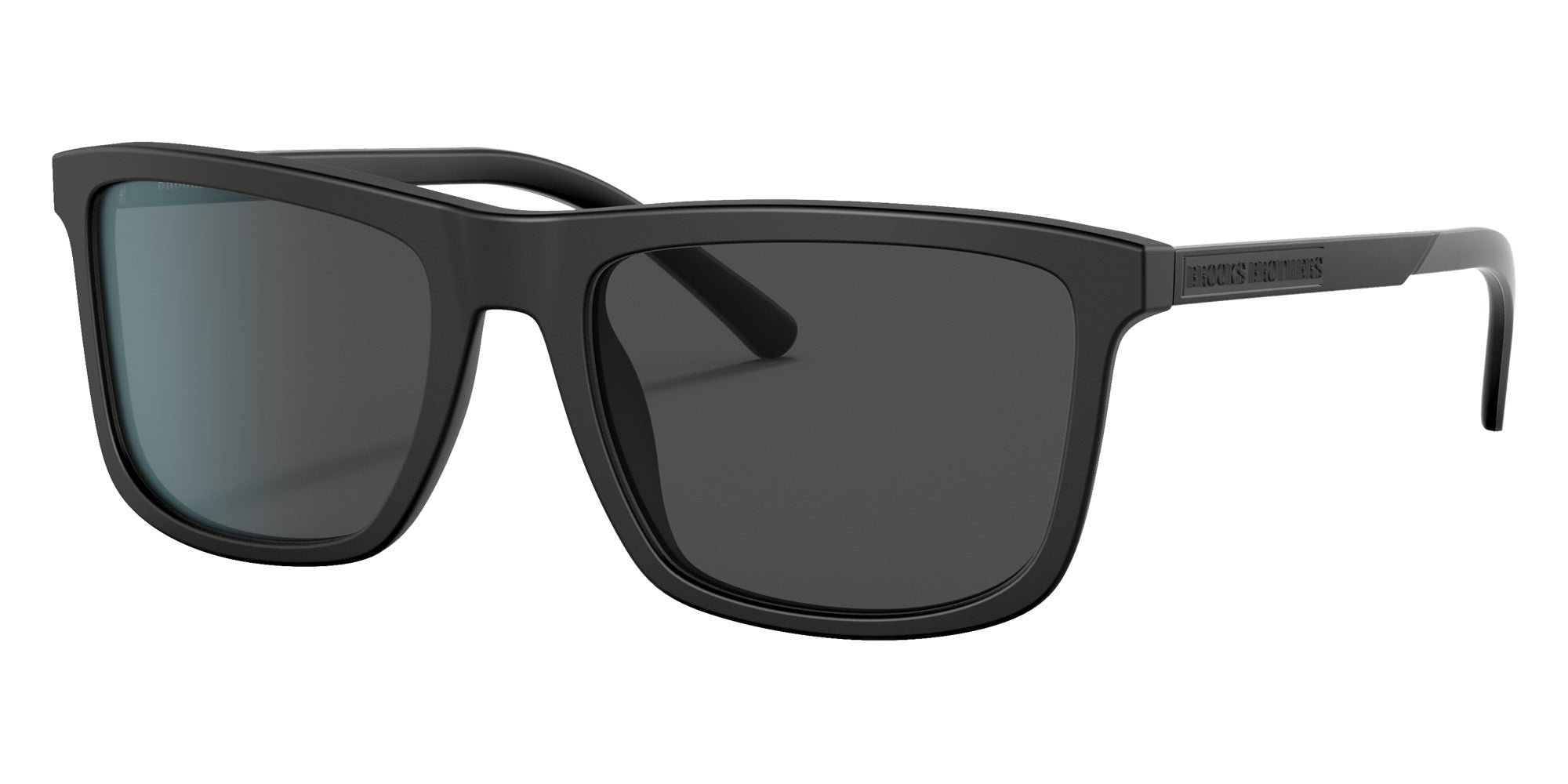 Brooks Brothers BB5044 606487 56 - Matte Black / Solid Dark Gray #id:bb5044606487_s:100105