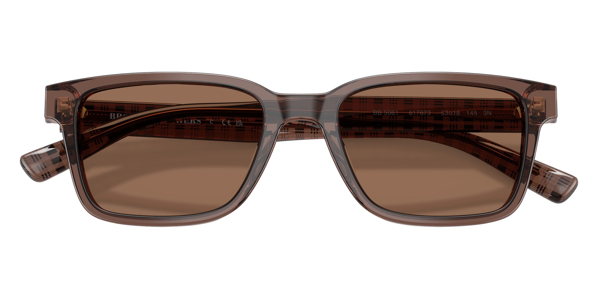 Brooks Brothers BB5061U 617673 53 - Brown / Brown #id:bb5061u617673_s:100120