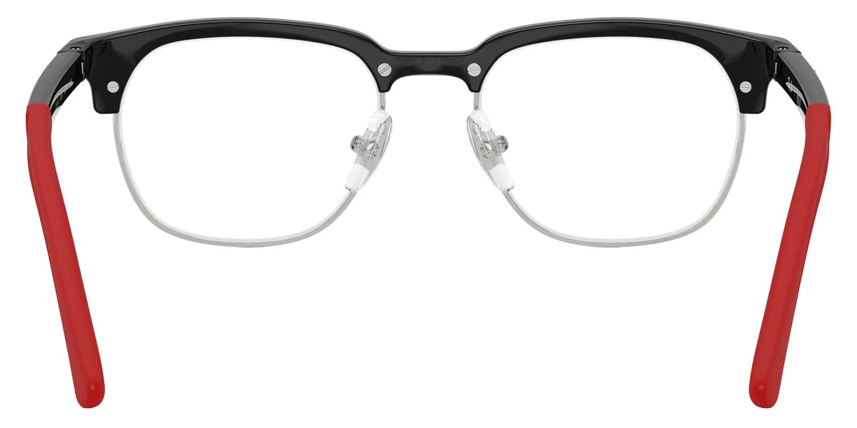 Ray-Ban RY1641 3928 46 - Black on Silver on Rubber Red
