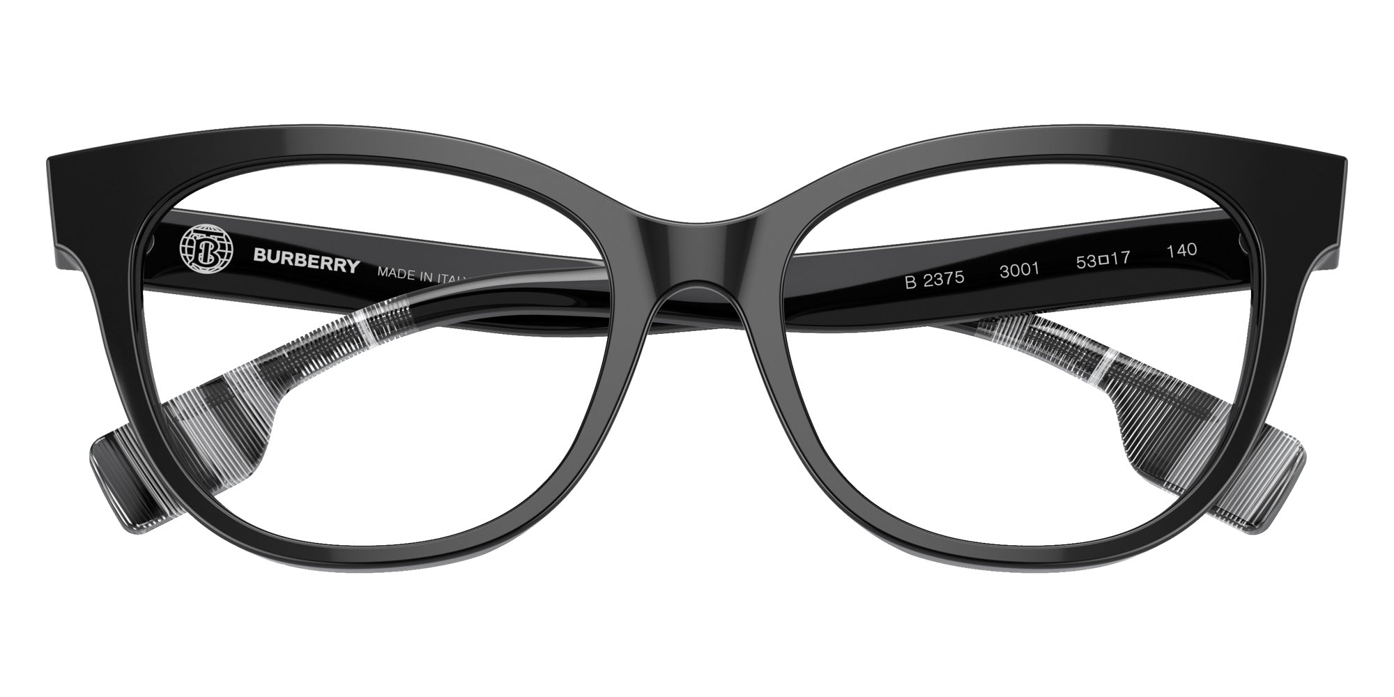 Burberry BE2375 Evelyn 3001 51 - Black #id:be23753001_s:100120