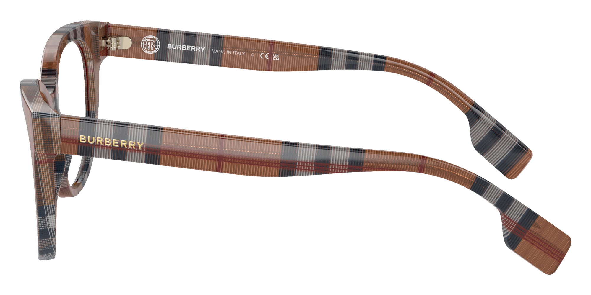 Burberry BE2375 Evelyn 3966 53 - Check Brown #id:be23753966_s:106110