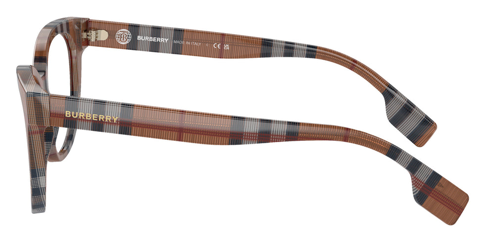 Burberry BE2375 Evelyn 3966 53 - Check Brown #id:be23753966_s:106110