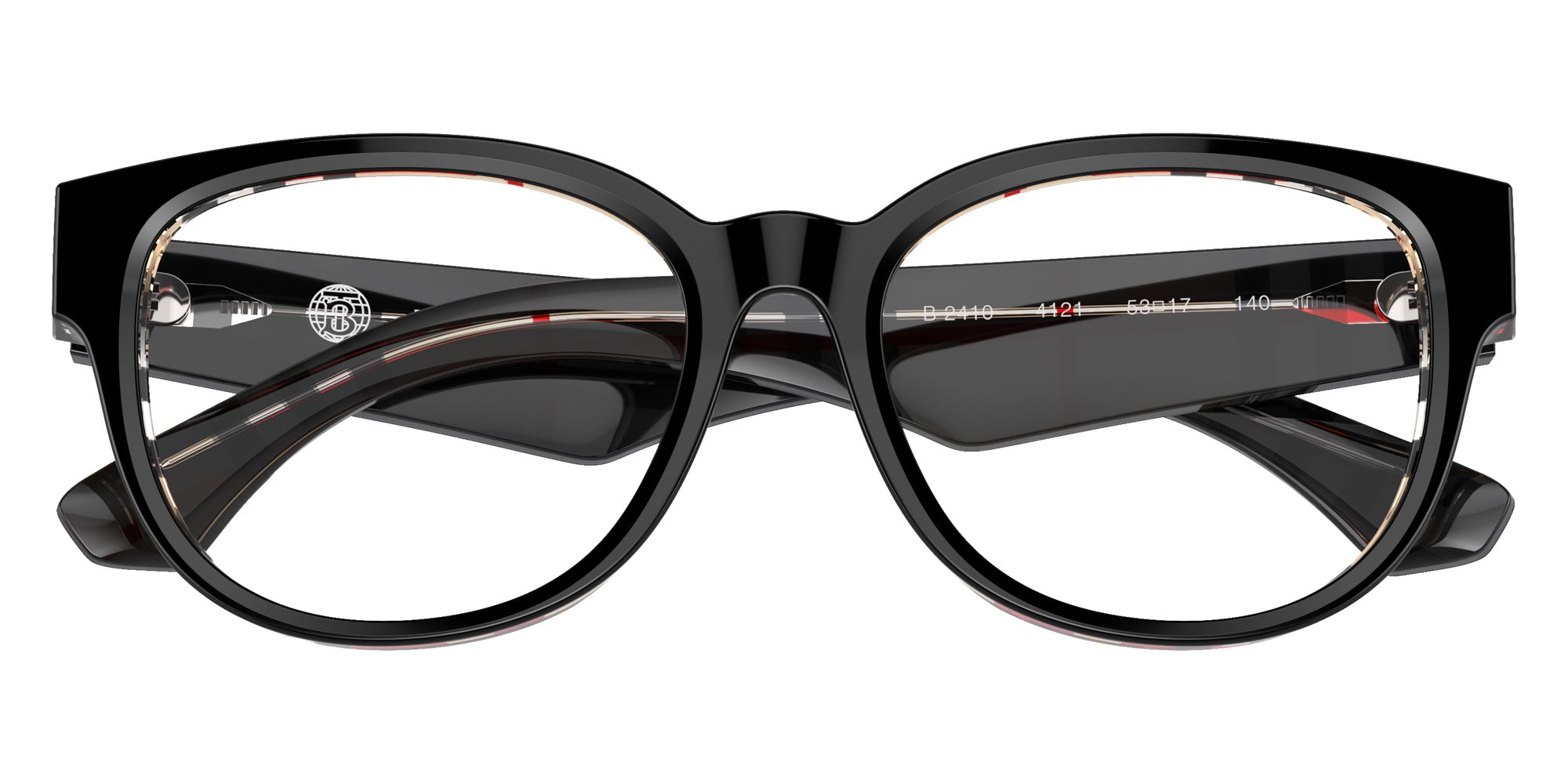 Burberry BE2410 4121 51 - Top Black on Vintage Check #id:be24104121_s:100120