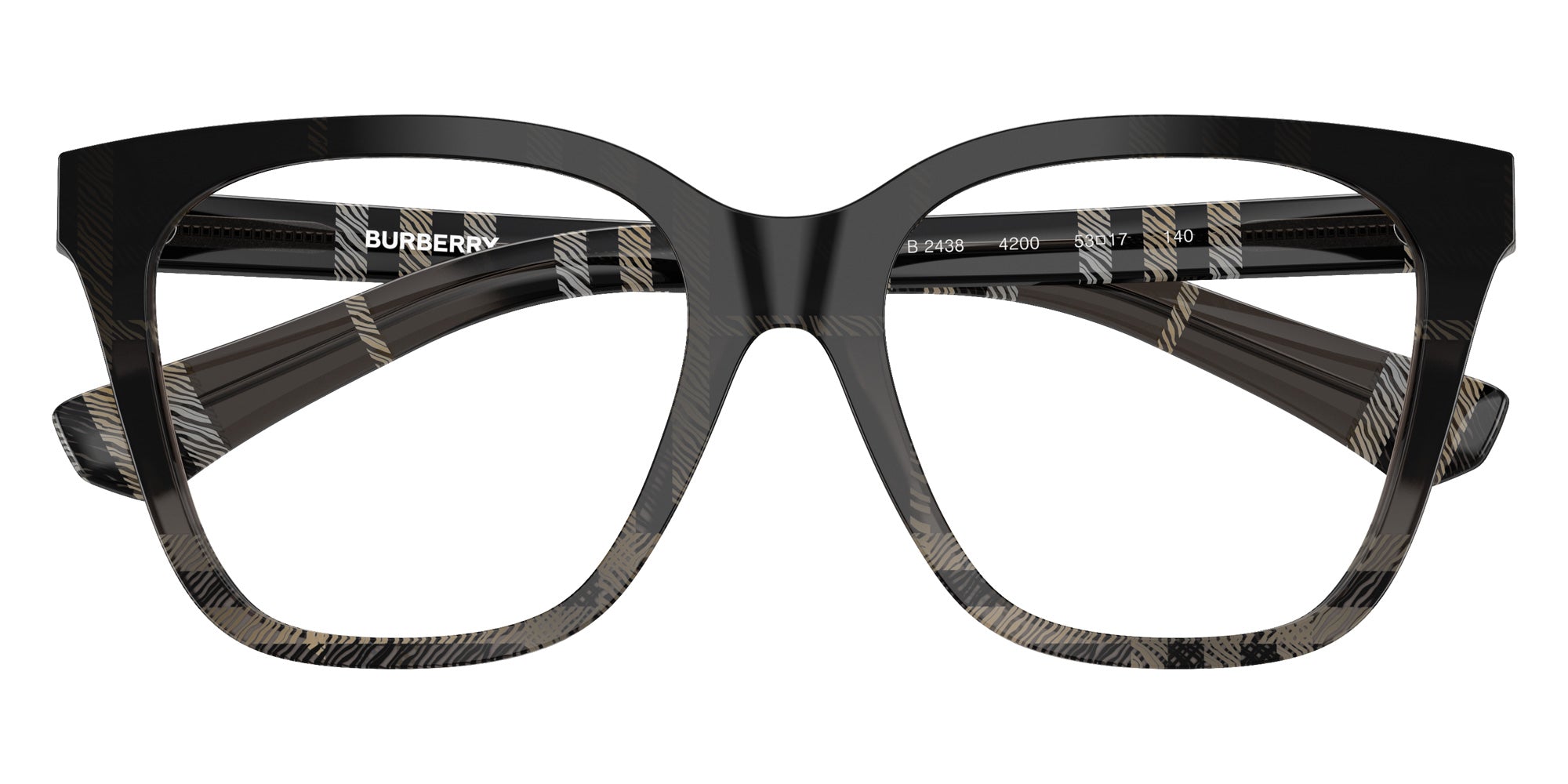 Burberry BE2438 4200 51 - Gray Check #id:be24384200_s:100120