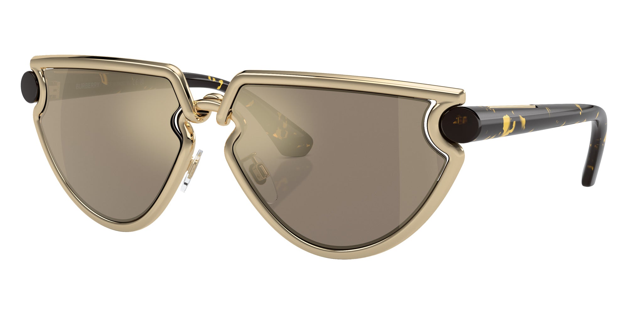 Burberry BE3152 11095A 61 - Light Gold / Light Brown Mirrored Gold #id:be315211095a_s:100105