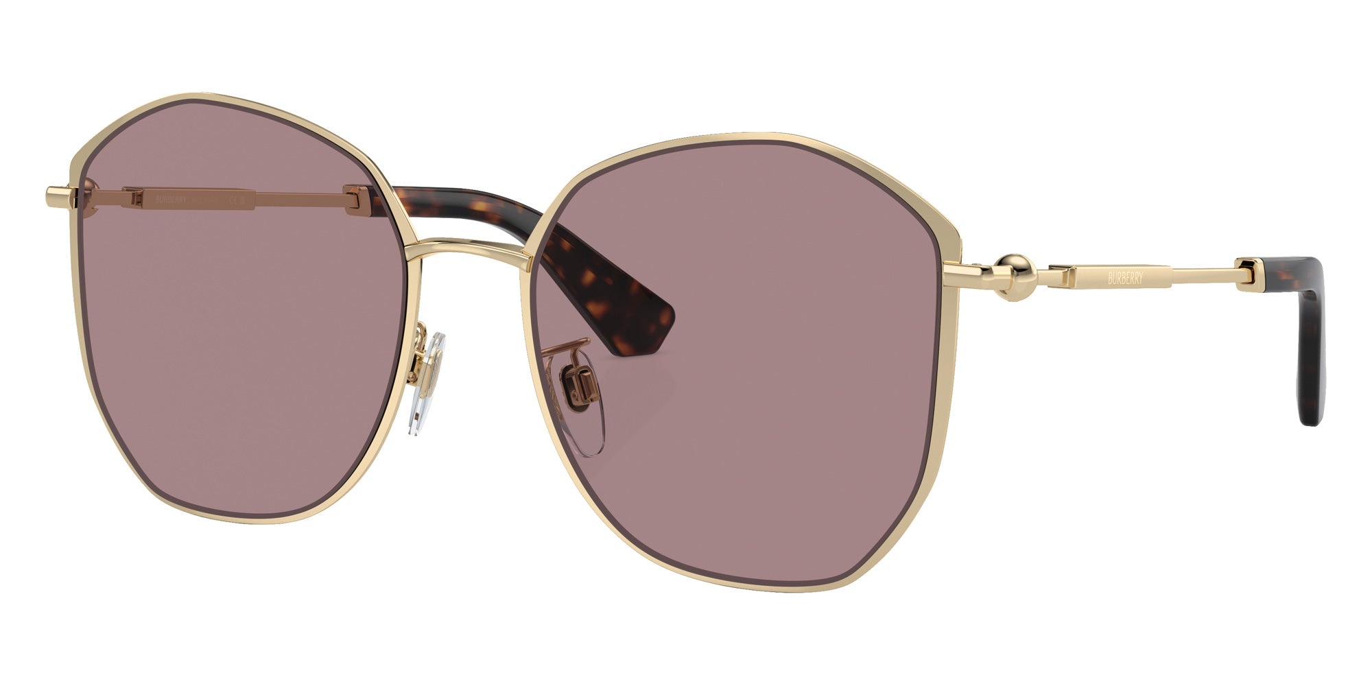 Burberry BE3153D 11097N 57 - Light Gold / Light Purple Brown #id:be3153d11097n_s:100105