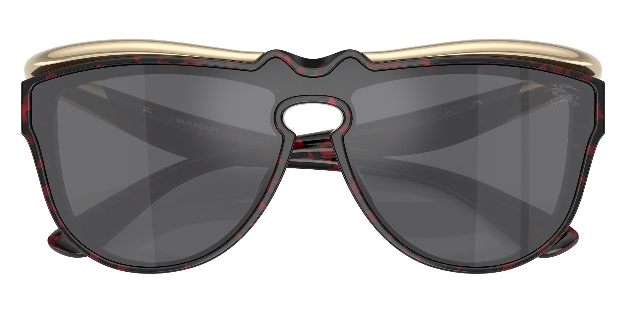 Burberry BE3162U 11096G 139 - Red Havana / Gray Mirrored Silver #id:be3162u11096g_s:100120