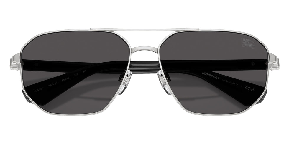 Burberry BE3166 100587 60 - Silver / Dark Gray #id:be3166100587_s:100120