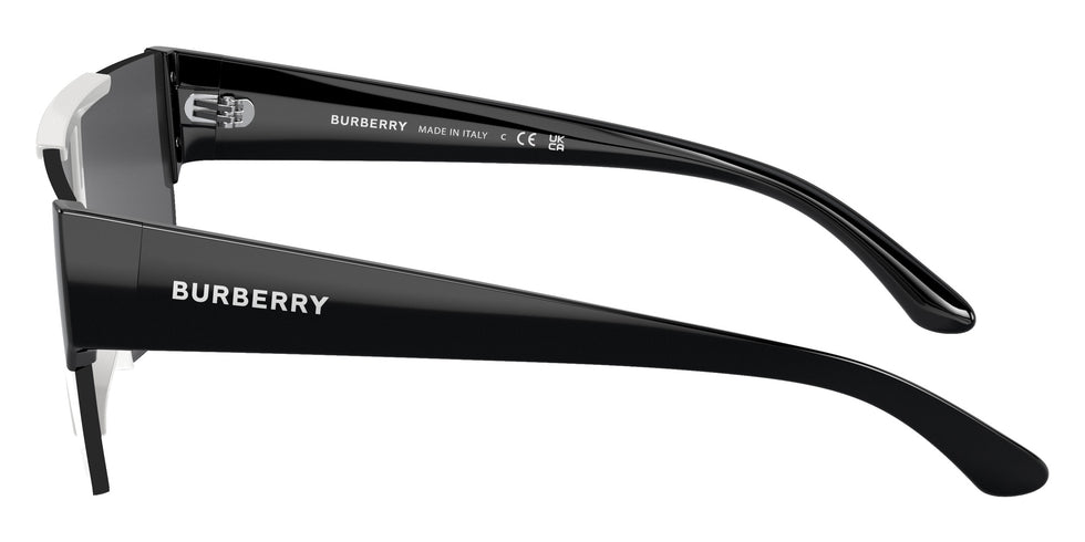 Burberry BE4291 40496G 138 - White / Gray Mirrored Black #id:be429140496g_s:100110