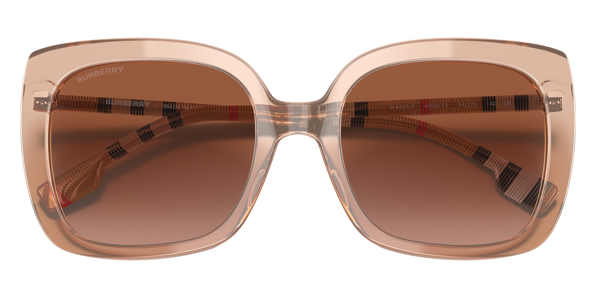 Burberry BE4323F Caroll 400613 56 - Peach / Gradient Brown #id:be4323f400613_s:100120