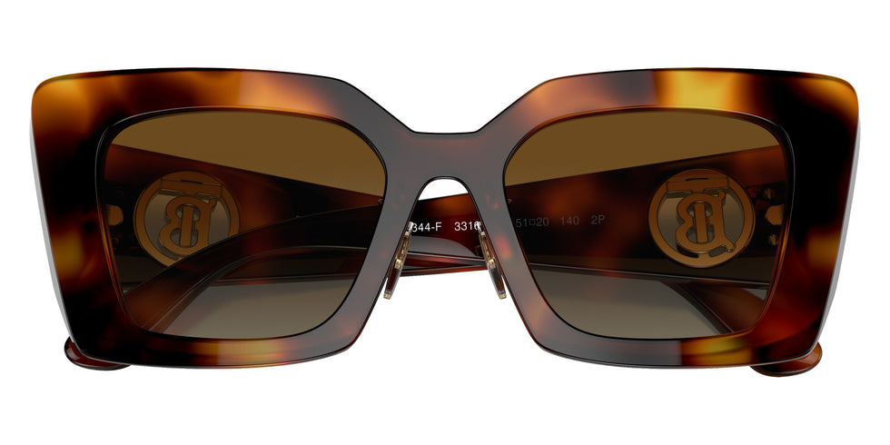 Burberry BE4344F Daisy 3316T5 53 - Light Brown / Brown Gradient Polarized #id:be4344f3316t5_s:102120