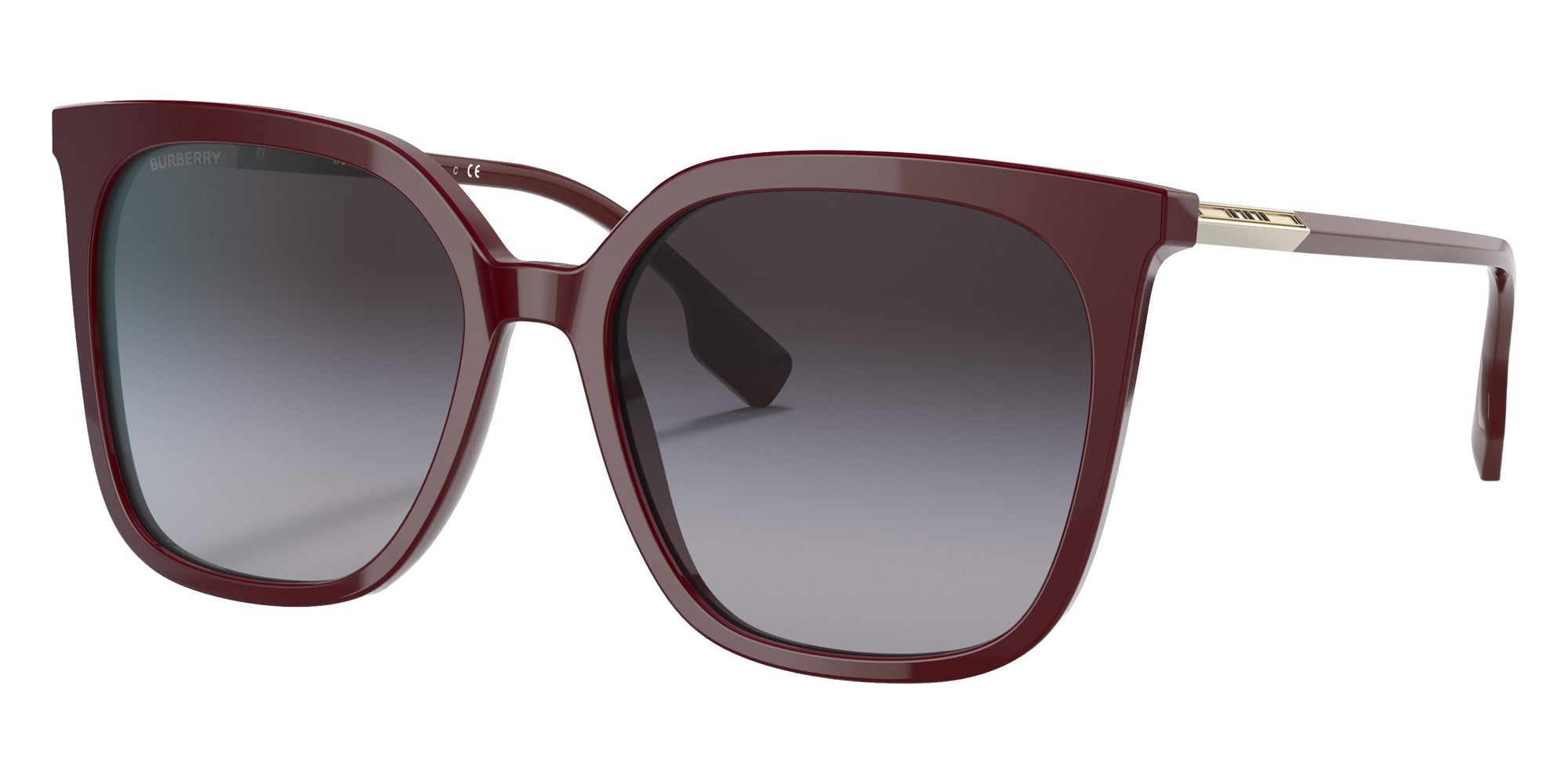 Burberry BE4347 Emily 34038G 56 - Bordeaux / Gray Gradient #id:be434734038g_s:100105