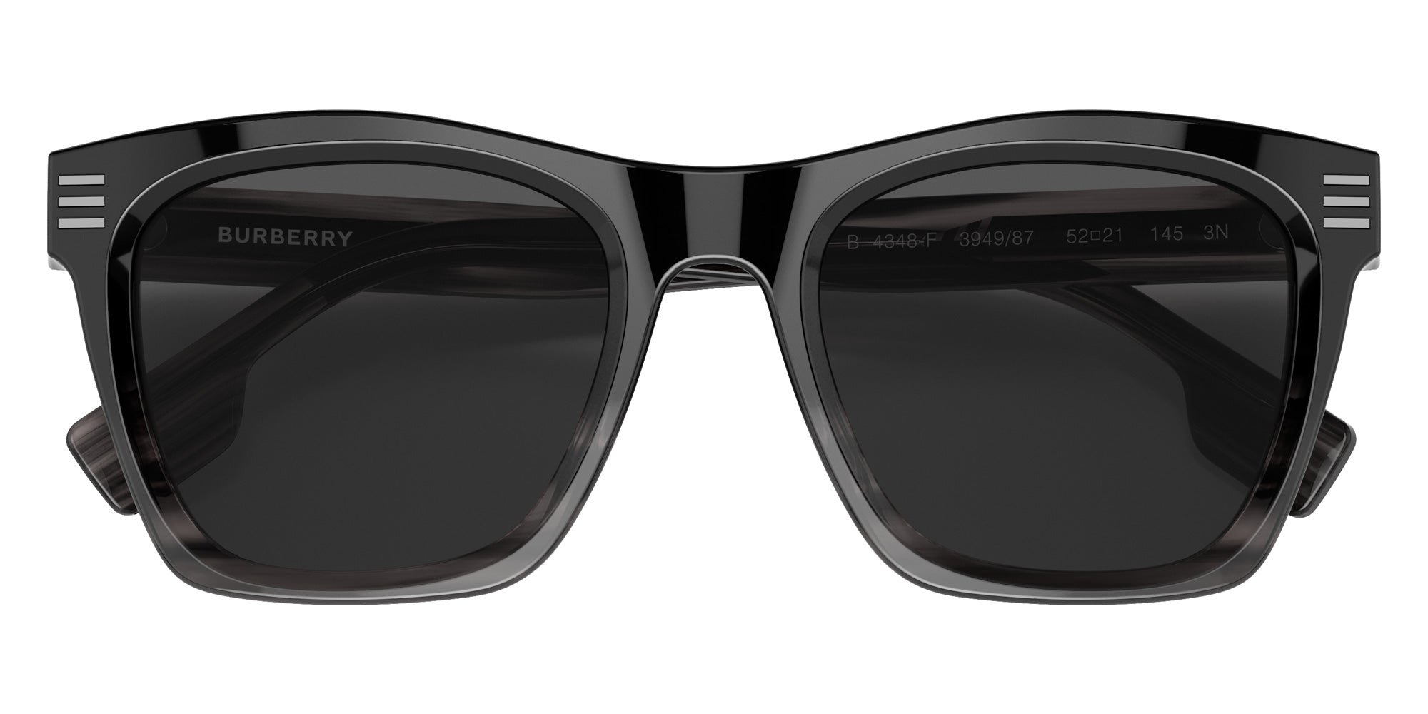 BURBERRY BE4348F Cooper 394987 54 - Black / Dark Gray #id:be4348f394987_s:100120