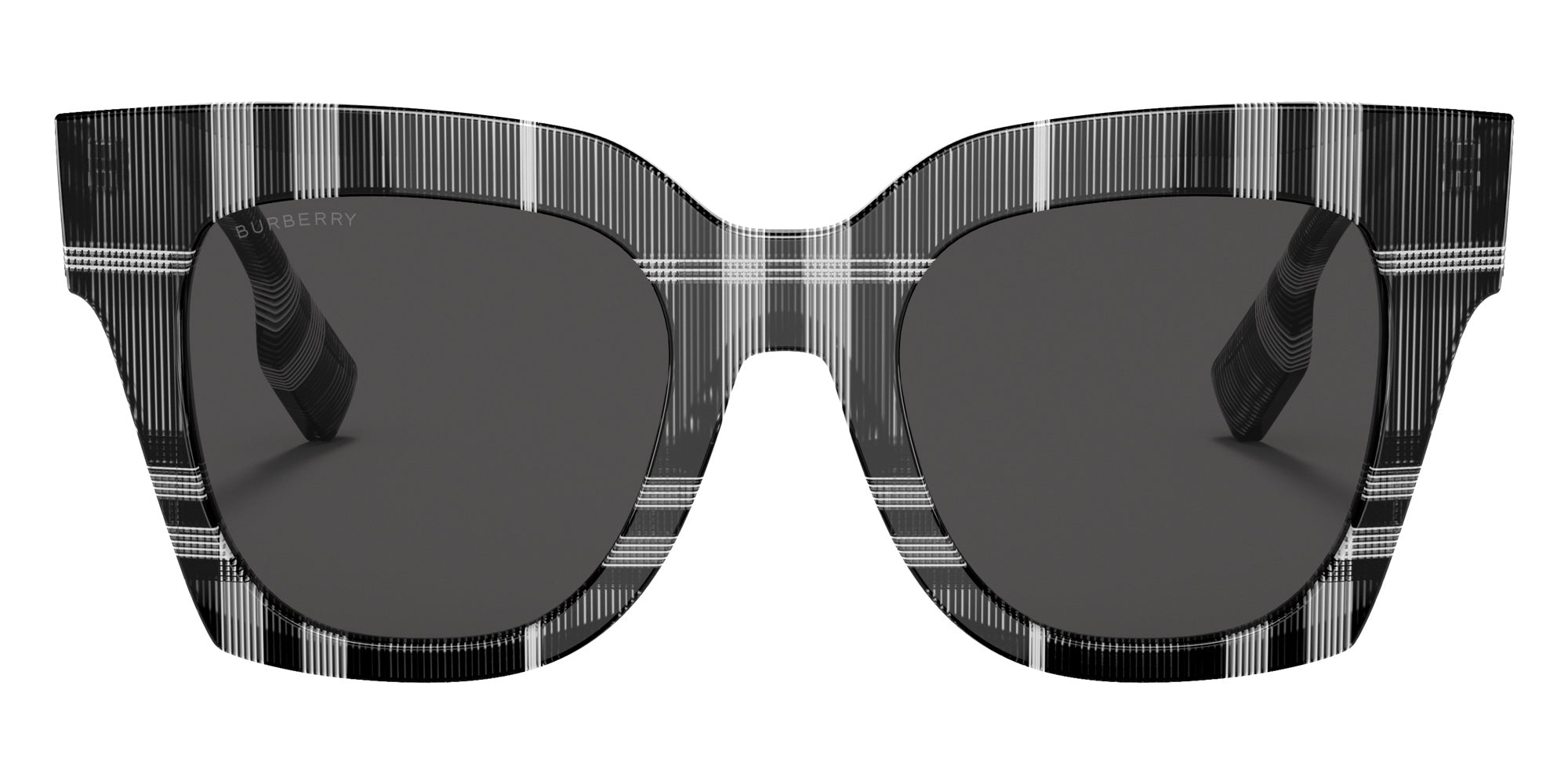 Burberry BE4364 Kitty 399487 49 - Check White/Black / Dark Gray #id:be4364399487_s:100100