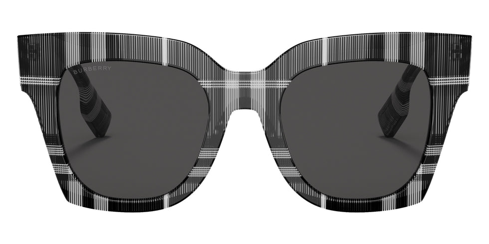 Burberry BE4364 Kitty 399487 49 - Check White/Black / Dark Gray #id:be4364399487_s:100100