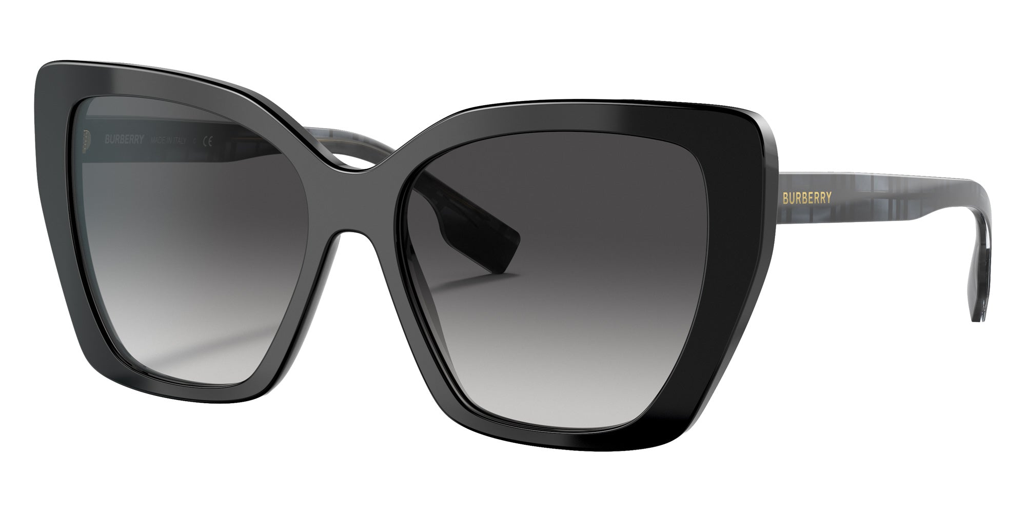 Burberry BE4366 Tamsin 39808G 55 - Black / Gray Gradient #id:be436639808g_s:100105