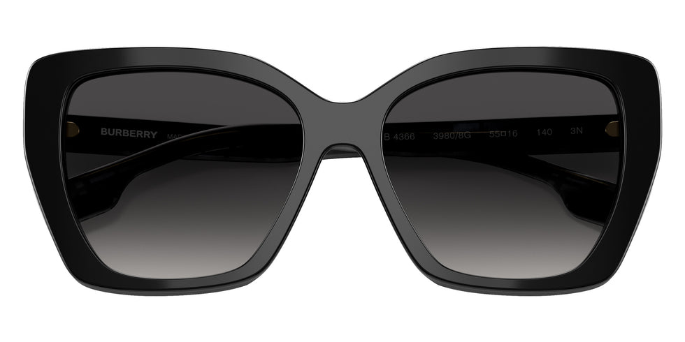 Burberry BE4366 Tamsin 39808G 55 - Black / Gray Gradient #id:be436639808g_s:100120