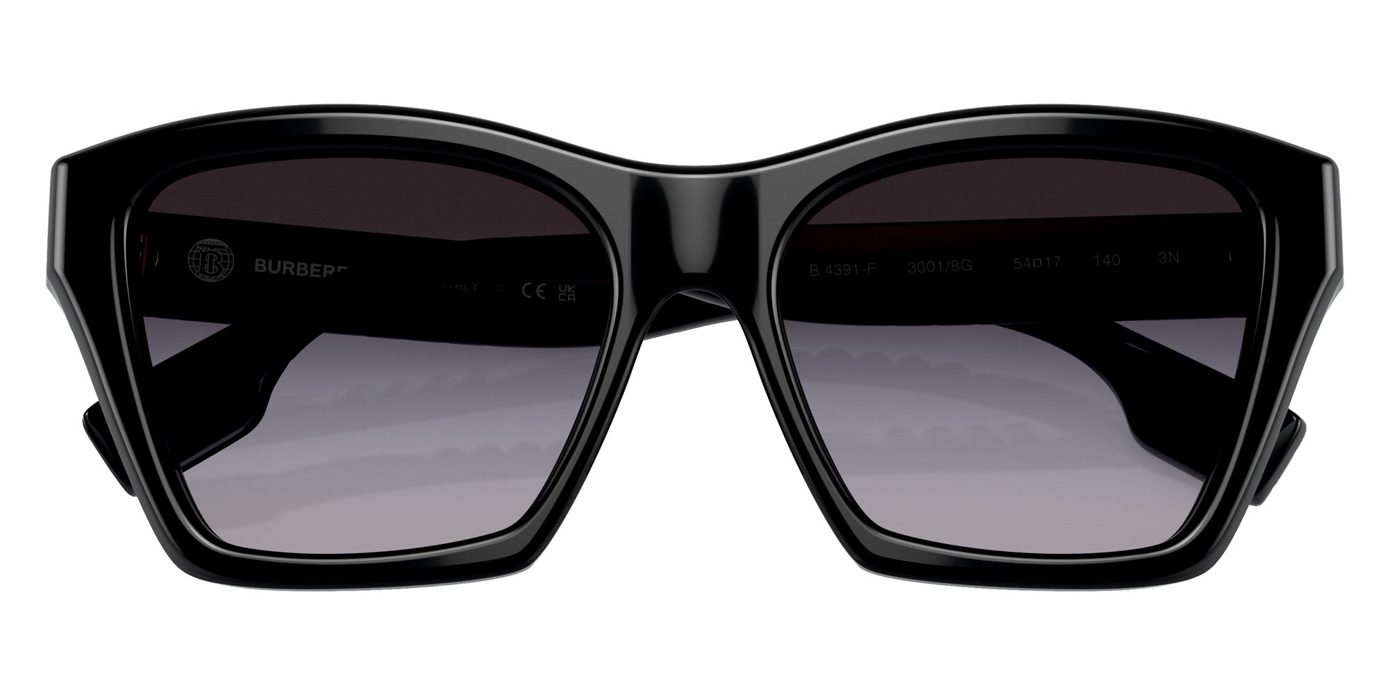 Burberry BE4391F Arden 30018G 56 - Black / Gray Gradient #id:be4391f30018g_s:100120