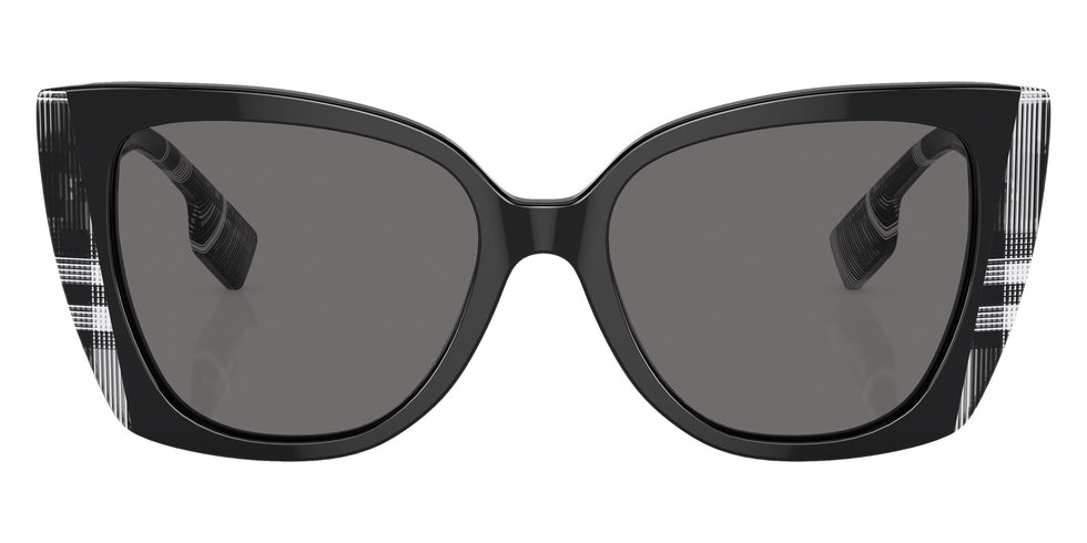 Burberry BE4393 Meryl 405181 54 - Black/Check White Black / Dark Gray Polarized #id:be4393405181_s:102100