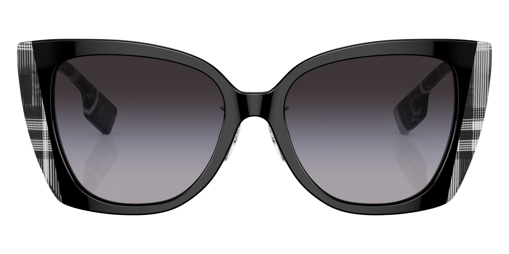 BURBERRY BE4393F Meryl 40518G 54 - Black/Check White Black #id:be4393f40518g_s:100100
